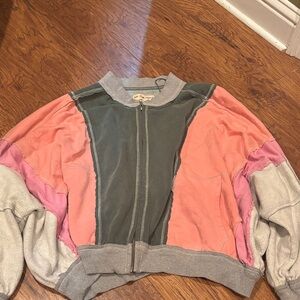 We The Free Gray Textured Jacket